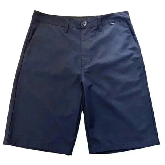Hurley Mens Shorts Flat Front Chino Shorts Casual Navy Blue Size 30 - Picture 15 of 16